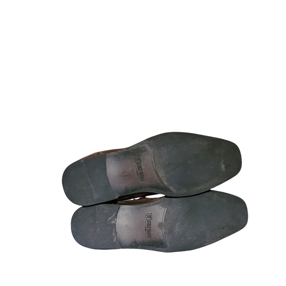 Men Brown Leather Oxfords By Stacy Adams Size 12/Men Designer Shoes/ Men Dress S - Picture 8 of 8